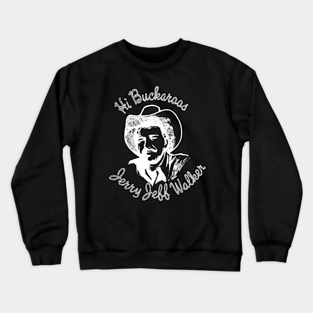 jerry jeff walker Crewneck Sweatshirt by Rundown